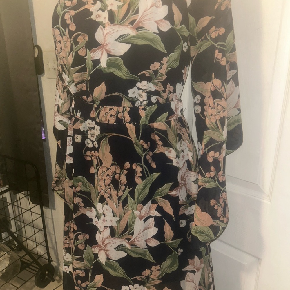 Floral Long Sleeve Dress
